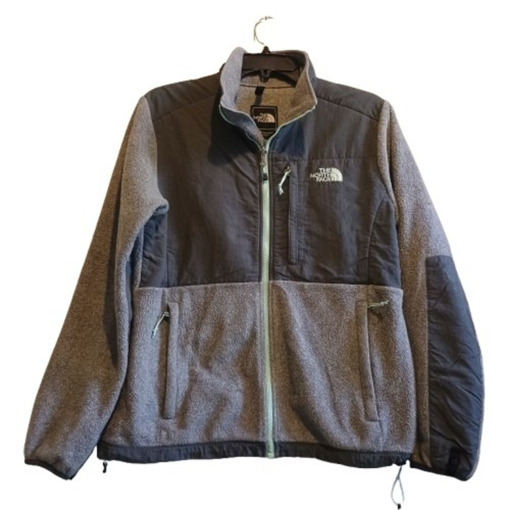 The North Face Denali Fleece‎ Jacket Women's Medium Polartec ANLP Gray Mint F12